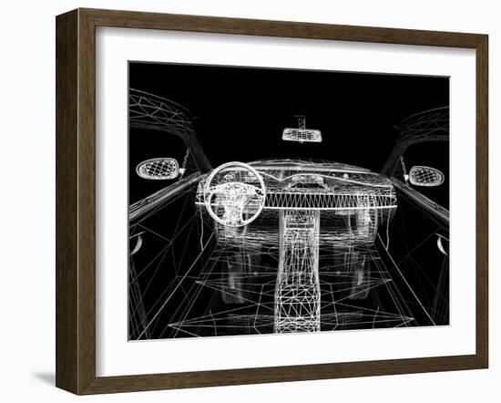 Car Model-ArchMan-Framed Art Print