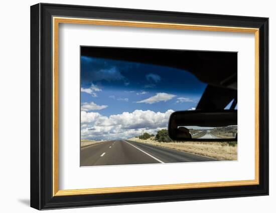 Car on Interstate Highway, Albuquerque, New Mexico-Paul Souders-Framed Photographic Print