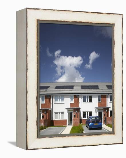 Car Parked in Driveway-Benedict Luxmoore-Framed Stretched Canvas
