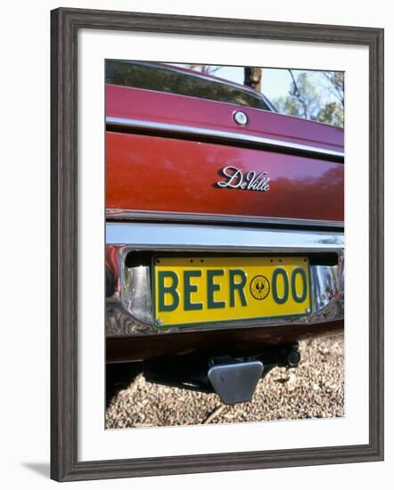 Car Registration Plate Beer, South Australia, Australia-Steve & Ann Toon-Framed Photographic Print