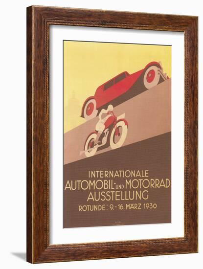 Car Show Poster-null-Framed Art Print