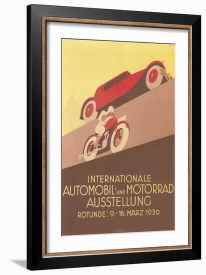 Car Show Poster-null-Framed Art Print