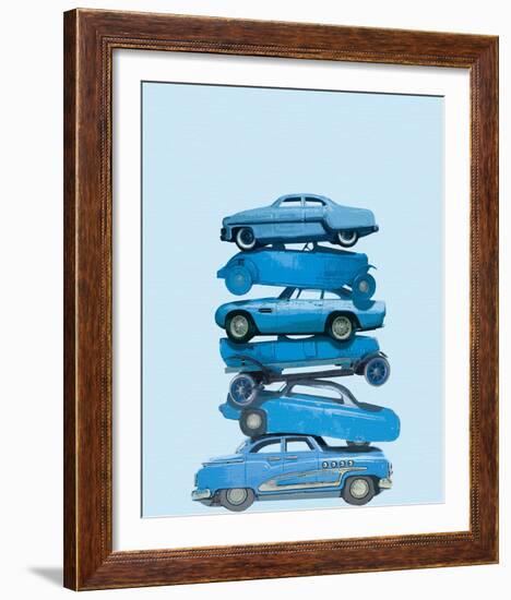 Car Stack I-Ben James-Framed Giclee Print