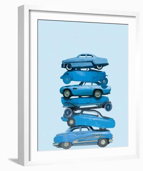 Car Stack I-Ben James-Framed Giclee Print