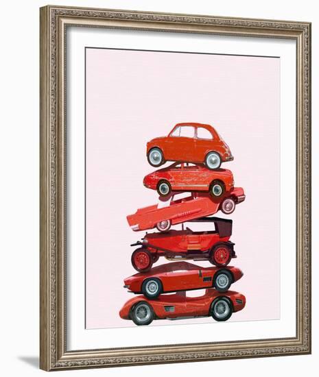 Car Stack II-Ben James-Framed Giclee Print