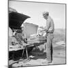 Car trouble on Highway 33, 1938-Dorothea Lange-Mounted Photographic Print