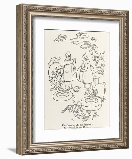 Car Trouble-William Heath Robinson-Framed Photographic Print