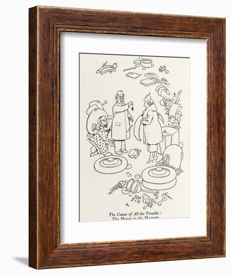 Car Trouble-William Heath Robinson-Framed Photographic Print