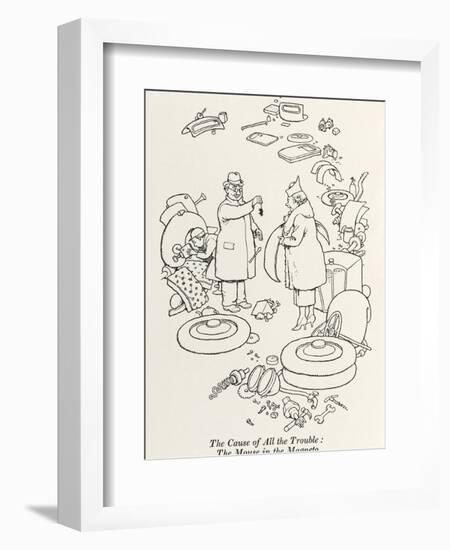 Car Trouble-William Heath Robinson-Framed Photographic Print