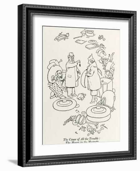 Car Trouble-William Heath Robinson-Framed Photographic Print