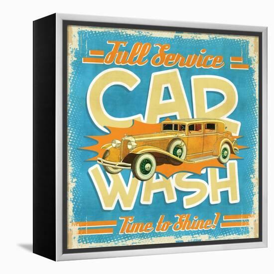 Car Wash-null-Framed Premier Image Canvas