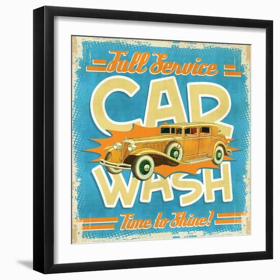 Car Wash-null-Framed Giclee Print