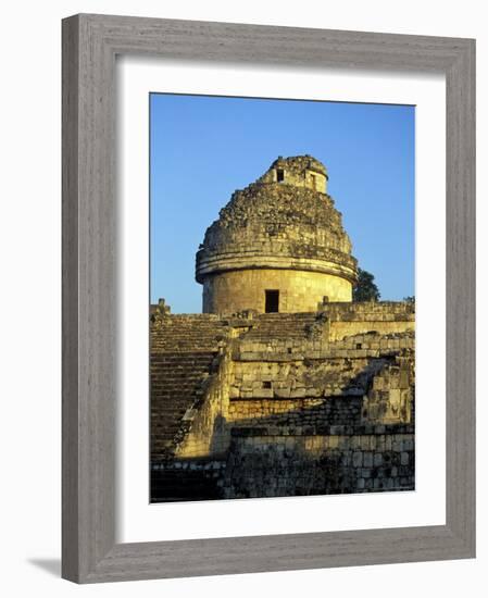 Caracol Astronomical Observatory, Chichen Itza Ruins, Maya Civilization, Yucatan, Mexico-Michele Molinari-Framed Photographic Print