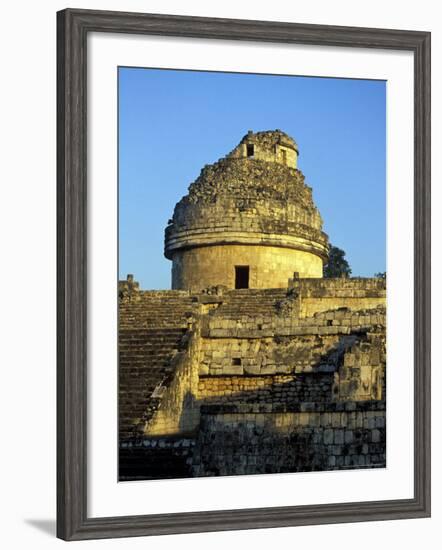 Caracol Astronomical Observatory, Chichen Itza Ruins, Maya Civilization, Yucatan, Mexico-Michele Molinari-Framed Photographic Print