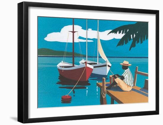 Caraibi 10-null-Framed Art Print