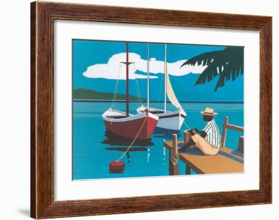 Caraibi 10-null-Framed Art Print