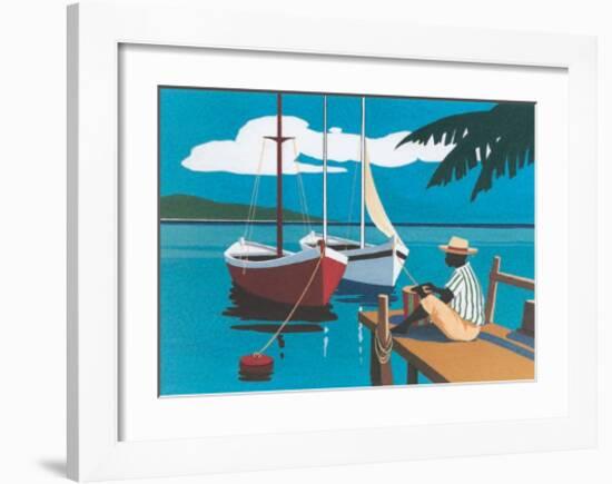 Caraibi 10-null-Framed Art Print