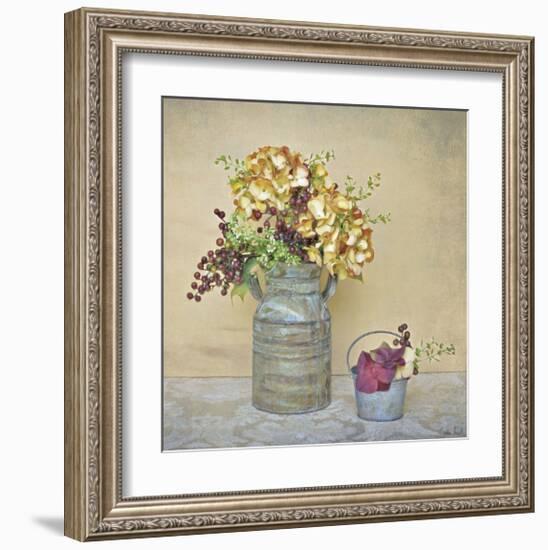 Caramel Hydrangeas-Cristin Atria-Framed Giclee Print