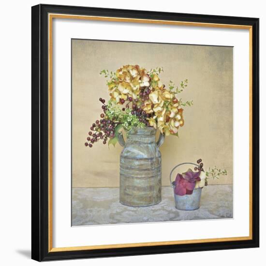 Caramel Hydrangeas-Cristin Atria-Framed Giclee Print