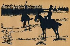 Silhouette for 'Ombres Chinoisses' from L'Epopee, 1898-Caran D'Ache-Framed Giclee Print