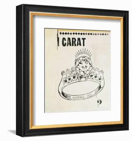 Carat, 1961-Andy Warhol-Framed Art Print