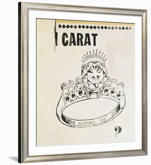 Carat, 1961-Andy Warhol-Framed Art Print