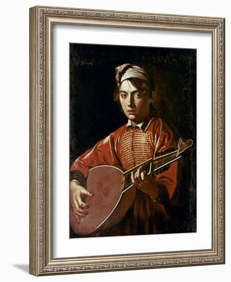 Caravaggio: Luteplayer-Caravaggio-Framed Giclee Print