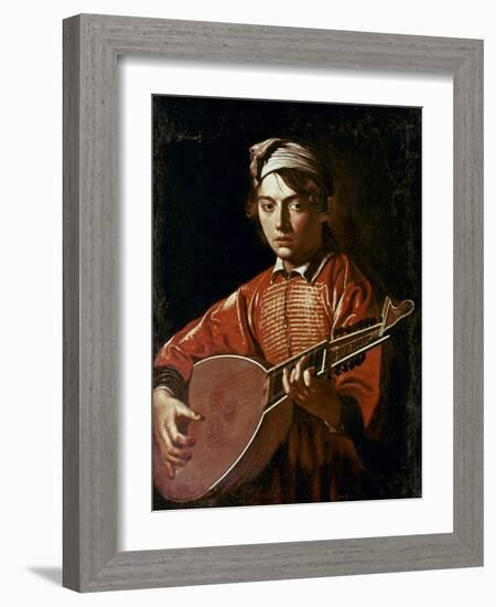 Caravaggio: Luteplayer-Caravaggio-Framed Giclee Print