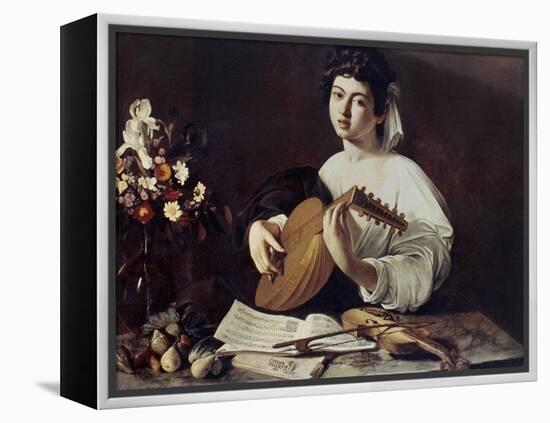 Caravaggio: Luteplayer-Caravaggio-Framed Premier Image Canvas