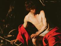 St. Francis in Meditation-Caravaggio-Art Print