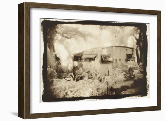 Caravan deep in the woods, Queensland, Australia-Theo Westenberger-Framed Photographic Print