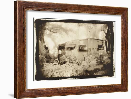 Caravan deep in the woods, Queensland, Australia-Theo Westenberger-Framed Photographic Print