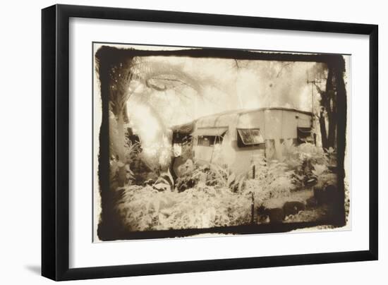 Caravan deep in the woods, Queensland, Australia-Theo Westenberger-Framed Photographic Print