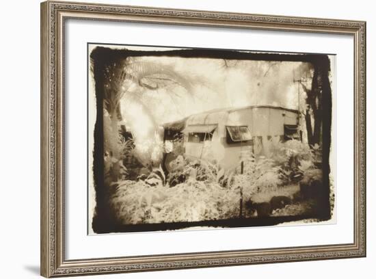 Caravan deep in the woods, Queensland, Australia-Theo Westenberger-Framed Photographic Print