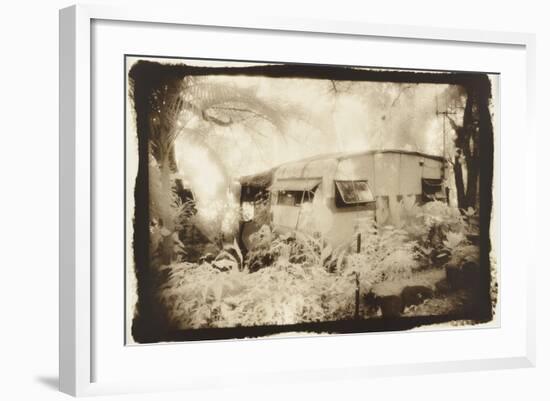 Caravan deep in the woods, Queensland, Australia-Theo Westenberger-Framed Photographic Print