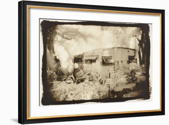 Caravan deep in the woods, Queensland, Australia-Theo Westenberger-Framed Photographic Print