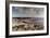 Caravan in Desert-Alberto Pasini-Framed Giclee Print