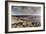 Caravan in Desert-Alberto Pasini-Framed Giclee Print