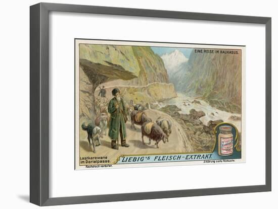 Caravan in the Darial Gorge, Russia-null-Framed Giclee Print