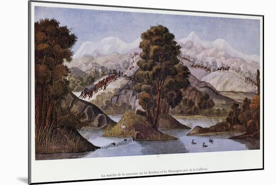 Caravan in the Mountains of British Kaffraria-Francois Le Vaillant-Mounted Giclee Print