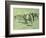 Caravan in the Sahara brush, pen and ink-Frederic Remington-Framed Giclee Print