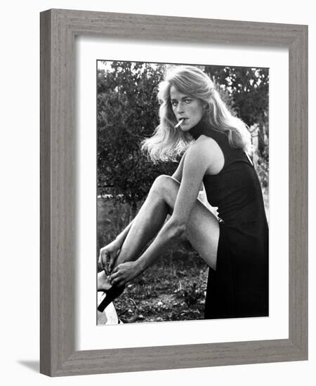 Caravan to Vaccares, Charlotte Rampling, 1974-null-Framed Photo