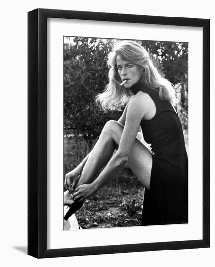 Caravan to Vaccares, Charlotte Rampling, 1974-null-Framed Photo