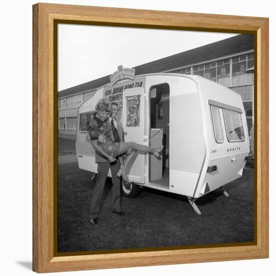 Caravan Winners, Rotherham, South Yorkshire, 1972-Michael Walters-Framed Premier Image Canvas