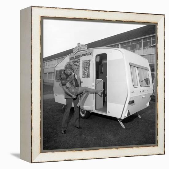 Caravan Winners, Rotherham, South Yorkshire, 1972-Michael Walters-Framed Premier Image Canvas