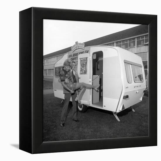 Caravan Winners, Rotherham, South Yorkshire, 1972-Michael Walters-Framed Premier Image Canvas