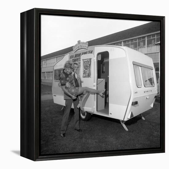 Caravan Winners, Rotherham, South Yorkshire, 1972-Michael Walters-Framed Premier Image Canvas