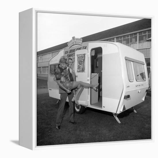 Caravan Winners, Rotherham, South Yorkshire, 1972-Michael Walters-Framed Premier Image Canvas