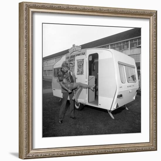 Caravan Winners, Rotherham, South Yorkshire, 1972-Michael Walters-Framed Photographic Print