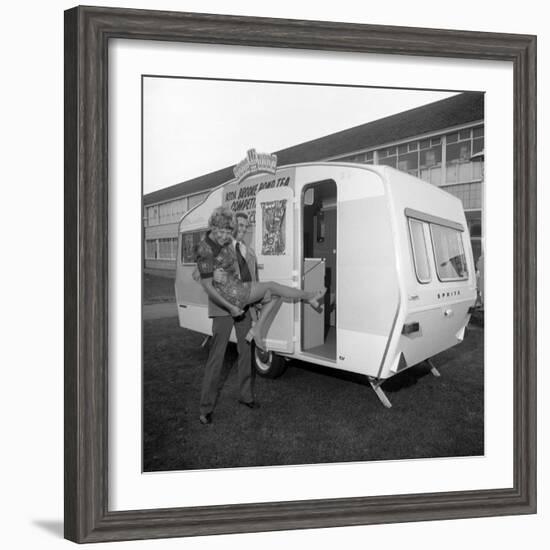 Caravan Winners, Rotherham, South Yorkshire, 1972-Michael Walters-Framed Photographic Print